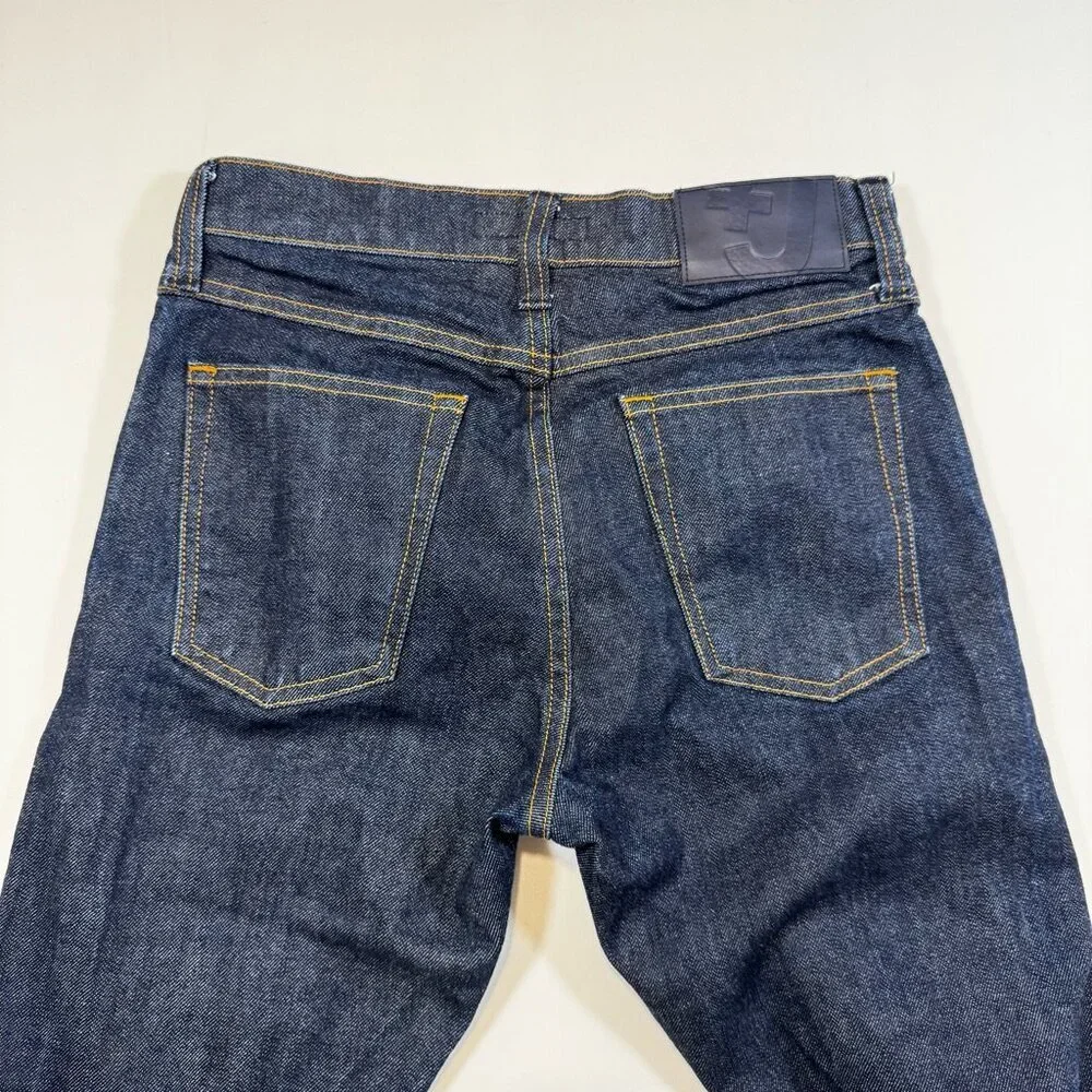 UNIQLO +J J. Jil Sander Selvedge Straight Jeans Women’s 25 Dark Wash Denim
